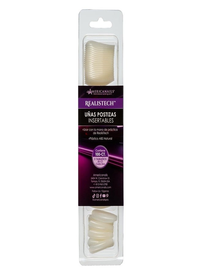 AMERICANAILS .COM Americanails RealisTech Practice Hand Insertable Fingernails 100ct - Image 2